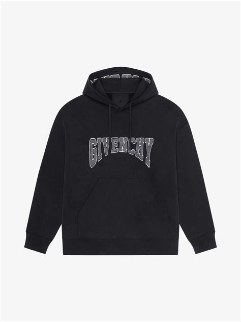 givenchy felpa zip|Men's Slim fit hoodie in felpa with patch .